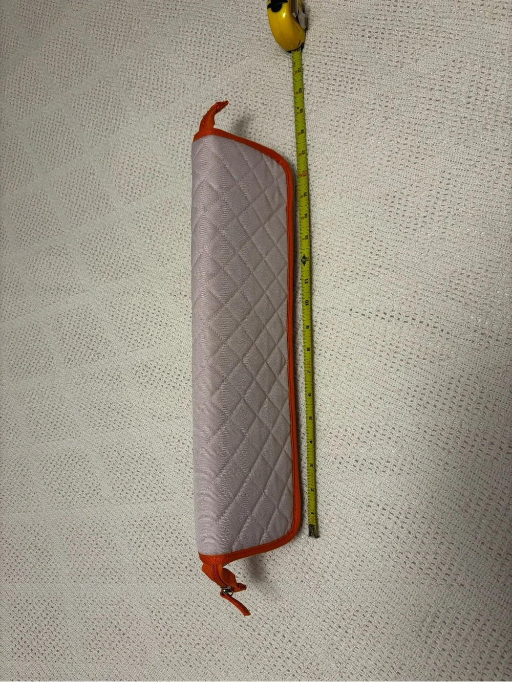 Pink hot tools bag with built in heat-resistant mat